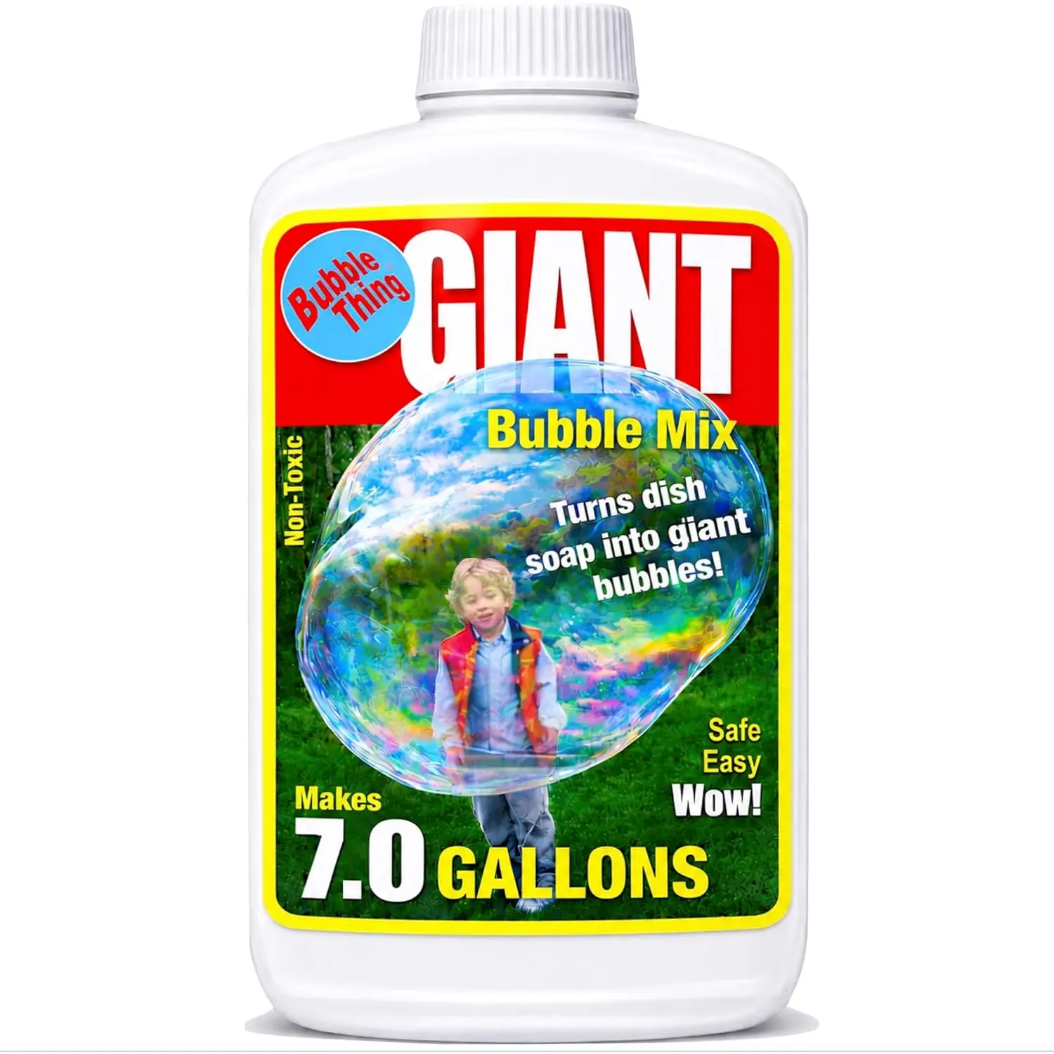 BUBBLETHING Giant Bubble Mix Makes 7 Gallons (896 oz.)Big Bubble Solution
