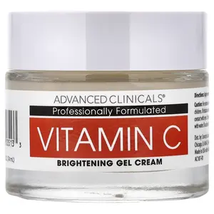 Advanced Clinicals Vitamin C, Brightening Gel Cream, 2.5 fl oz (74 ml)