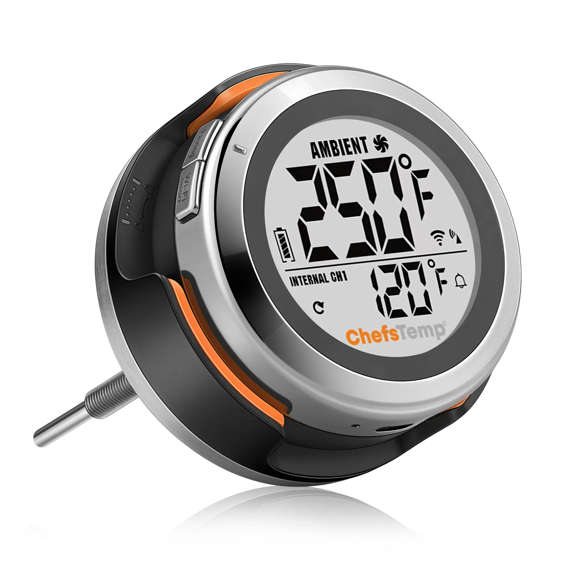 ProTemp S1 Patented Smart Grill Gauge Thermometer Hub Wi-Fi and Bluetooth for Weber Kamado Joe Grills Smoker Offset Replacement Accessories