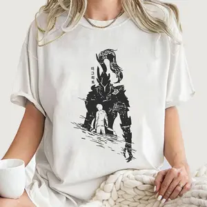 Solo Leveling Sung Jin-Woo Igris Shadow Knight Graphic T-Shirt Anime Unisex Tee S-3XL
