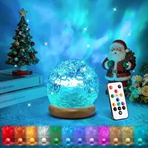 Christmas Gifts for Teens Girls Ocean Lamps for Bedroom,18-Color Teen Girl Gifts Trendy Stuff Mood Lighting,Dimmable Night Light Projector Lights for Bedroom,Remote Aesthetic Room Decor for Teen Girls