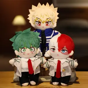 Anime My Hero Academia Plush Toy Stuffed Midoriya Izuku Bakugou Katsuki Todoroki Shoto Doll Quadratic Element Boys Birthday Gift