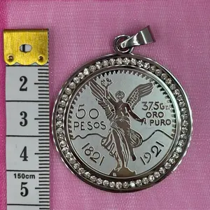 Stainless Steel Centenario (Pendant Only)