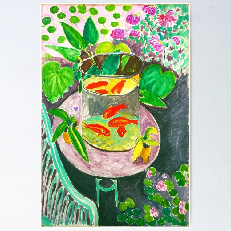 Matisse - Goldfish Poster Aesthetic Canvas Poster