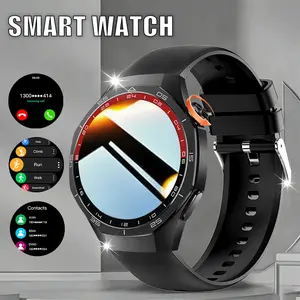 1.52'' Large Round Dial Wearable Smart Watch with Step Counter, Activity Tracking, Message Alerts, Multi-function Smartwatch for Daily Wear, Compatible with iOS & Android, Smart Watches for Women, Men