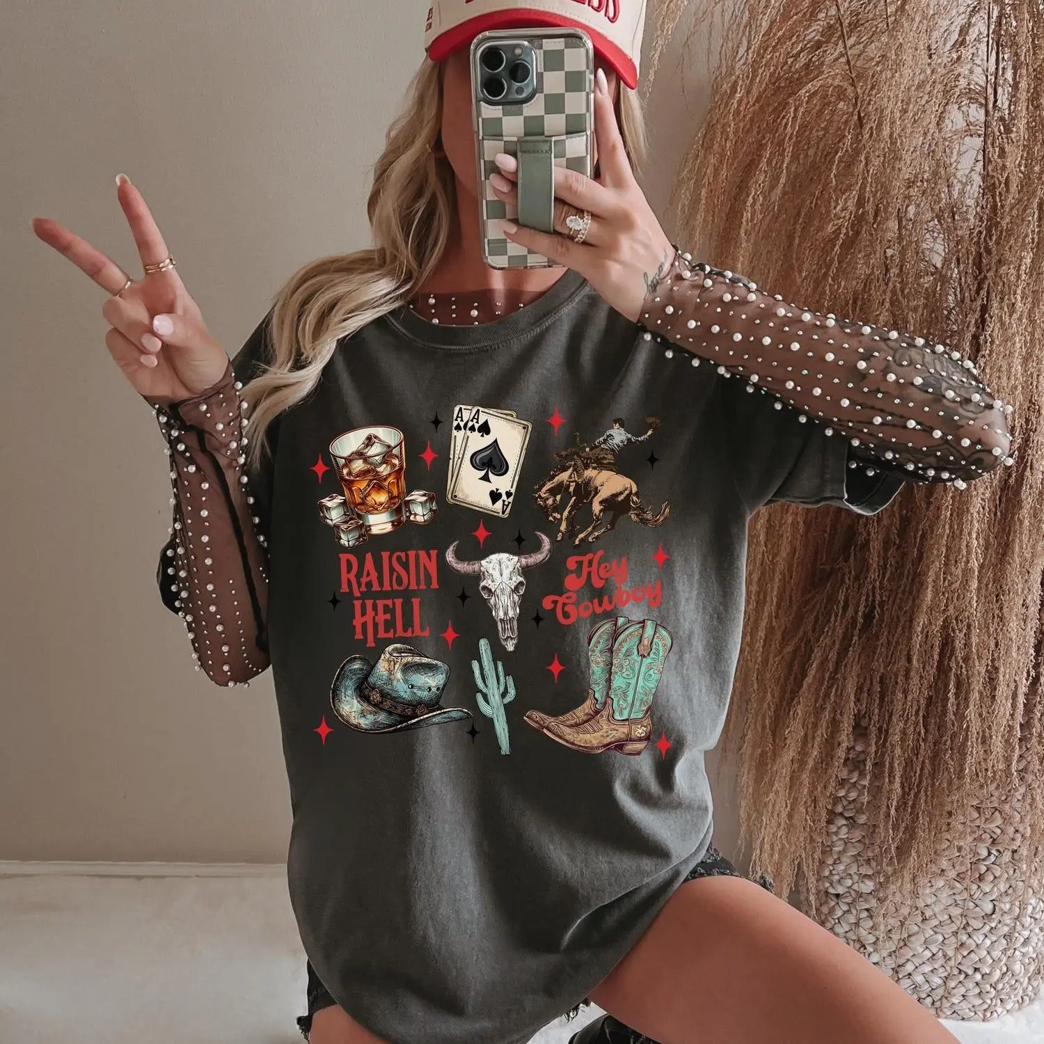 Vintage Rodeo Shirt, Retro Western Shirt, Country Music Outfit, Western outfits women T-Shirt, Retro Western Shirt, Cowgirl Gift, Country Concert