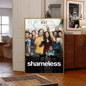 Shameless Poster, Wall Art, Retro Print, Kraft Paper Prints, Home Decor, Tv Series Poster Gift