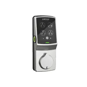Lockly Guard PGD728FZU Biometric Door Lock - Digital Keypad Smart Deadbolt, Z-Wave Enabled, Bluetooth App Compatible