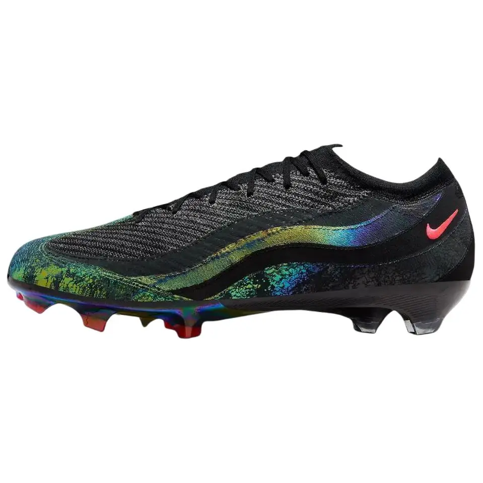 Nike Zoom Mercurial Vapor 16 Elite FG Heritage Black Solar Red Stylish Comfortable Durable Non-slip Soccer Cleats HV9915-001