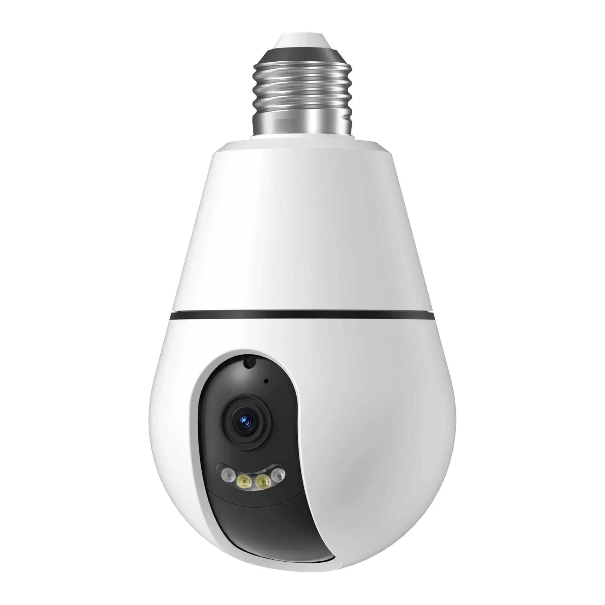 AI Detection 360 Degree HD CCTV Video Light Bulb E27 IP Wireless Mini Security Hidden Wifi Camera