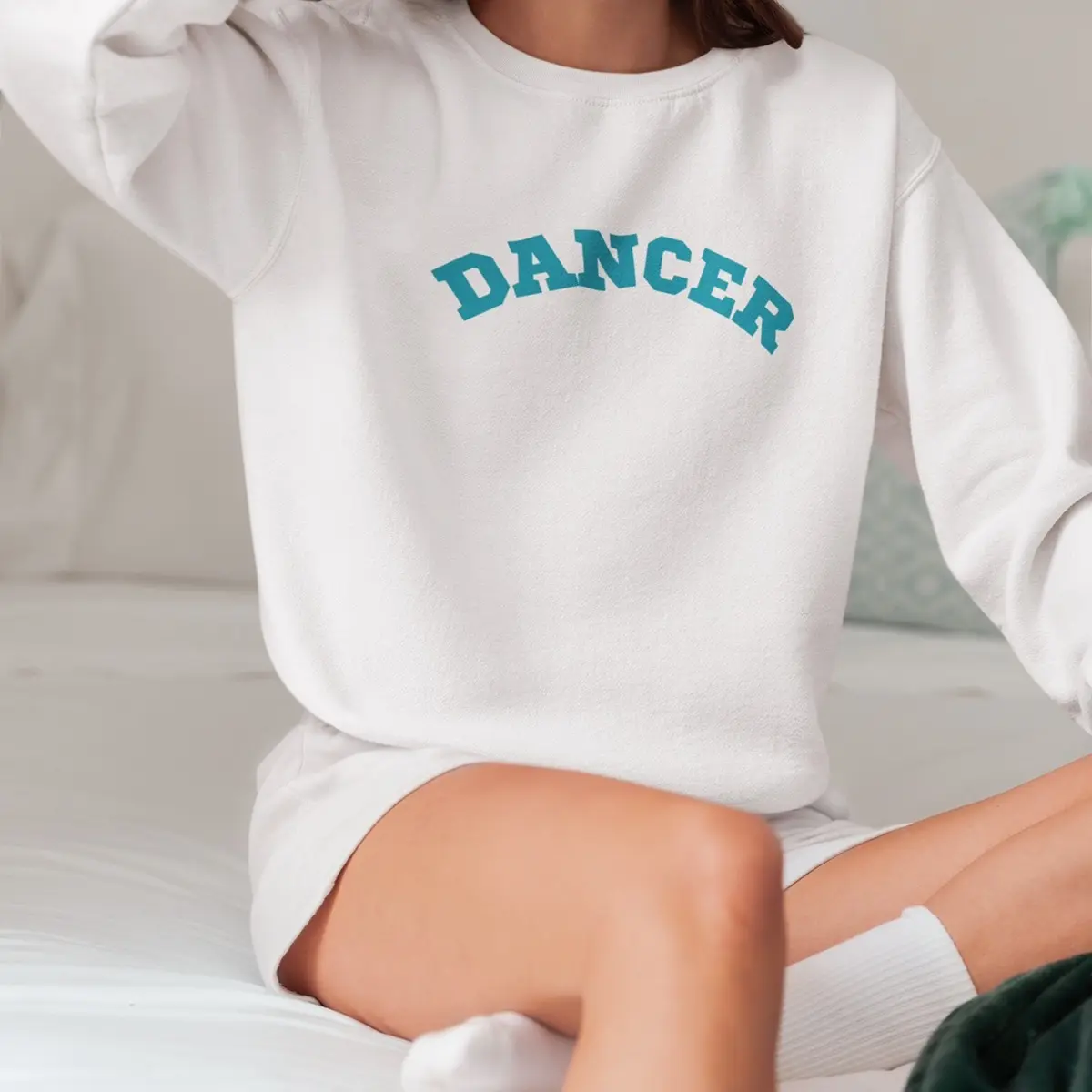 Dance Sweatshirt,Dance Teacher Gift,Ballet Sweatshirt, Dancer Sweatshirt, Gift For Ballerina, Gift For Dancer,Dance Teacher Gift,Dancer Gift Collar Cotton Crewneck Fabric Womenswear Comfy Fit