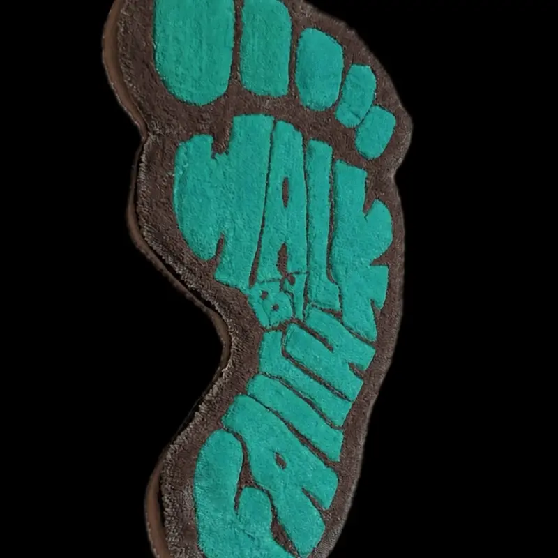 Walk By Faith Foot Tuft Rug – Handmade