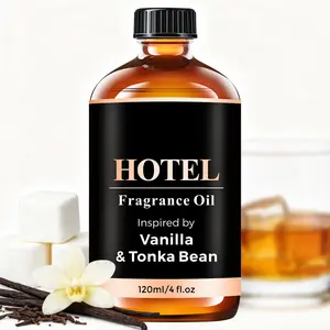 Ritz Hotel Diffuser Oil Inspired by Vanilla & Tonka Bean Fragrance Oil - 120 ml 4 fl oz -Aromatherapy Essential Oil for Diffusers Long-Lasting Scent
