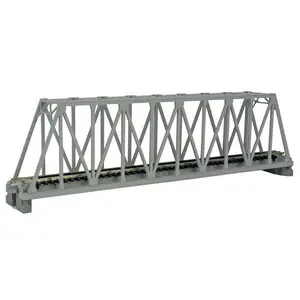Kato 20-432 N, Single Truss Bridge, 9 3/4", (248mm), Grey, 1pc
