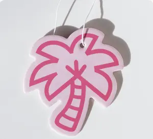Coconut Palm Tree Scented Air Freshener by Candier car