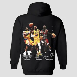Basketball’s Triumphant Trinity Printed Unisex Casual Hoodie Goku Graphic Streetwear  Hot Stamping Breathable man's best friend hoodie pillar clothing brand kia Retro Ethnic Patchwork