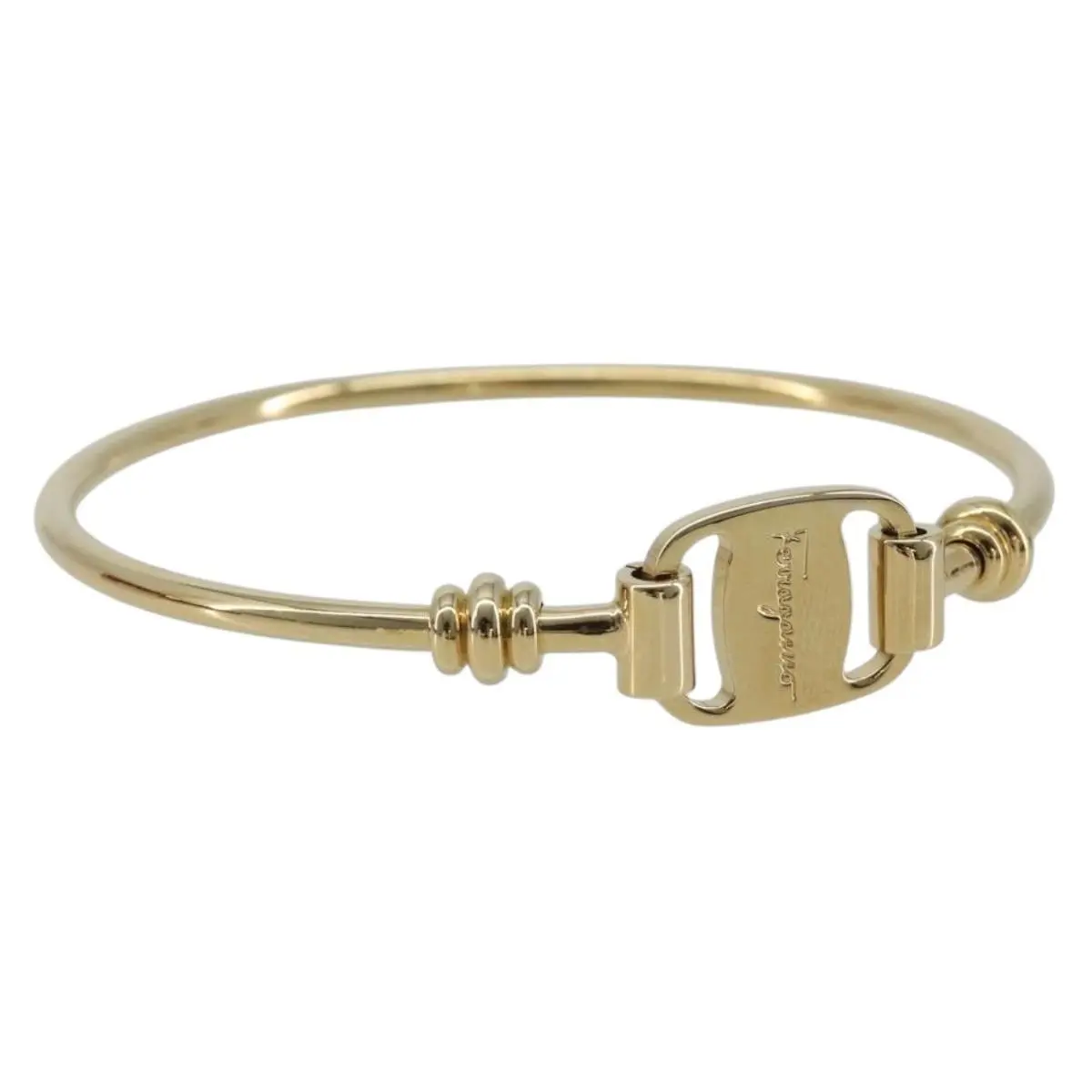 Pre-owned JP BA13850V Salvatore Ferragamo Vala Bracelet metal Gold