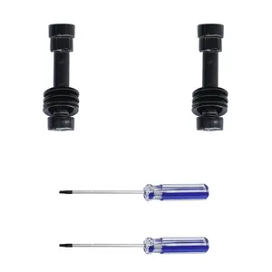 JoesGEcom Compatible for QuietComfort Metal Hinge Swivel + Screws + Washers for Bose QuietComfort 35 II QC35 II QC35 QC45 QC45 SE QC25 QC Wireless Headphones (Black) - Parts