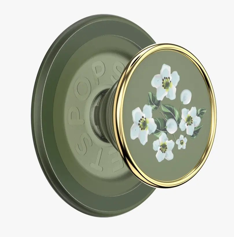 PopSockets Magsafe Phone Grip - Luxe Enamel Floral Relief