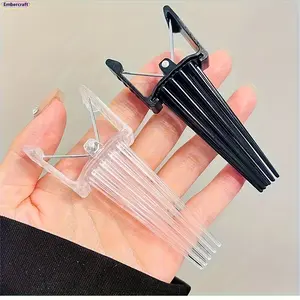 2PCS Hair Root Volumizing Clips for Women and Men, Invisible Crown Lift Hair Clip for Curtain Bangs, Fluffy Hair Styling Tool for Natural Volume, Daily Styling, Wedding, Salon and Photo Shoot Use