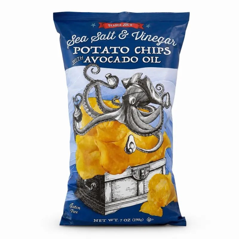 Trader Joe’s Salt & Vinegar Potato Chips with Avocado Oil
