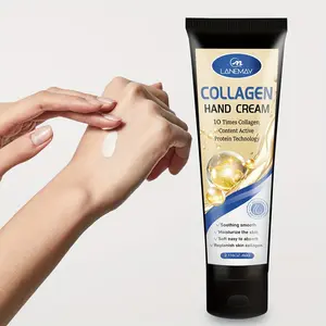 Hand Cream with Collagen And Hyaluronic Acid - Provides Intense Moisture for Dry Skin, Improves Elasticity, And Acts As a Calming Moisturizer - Appropriate for All Skin Types - Moisturizing Hand Cream