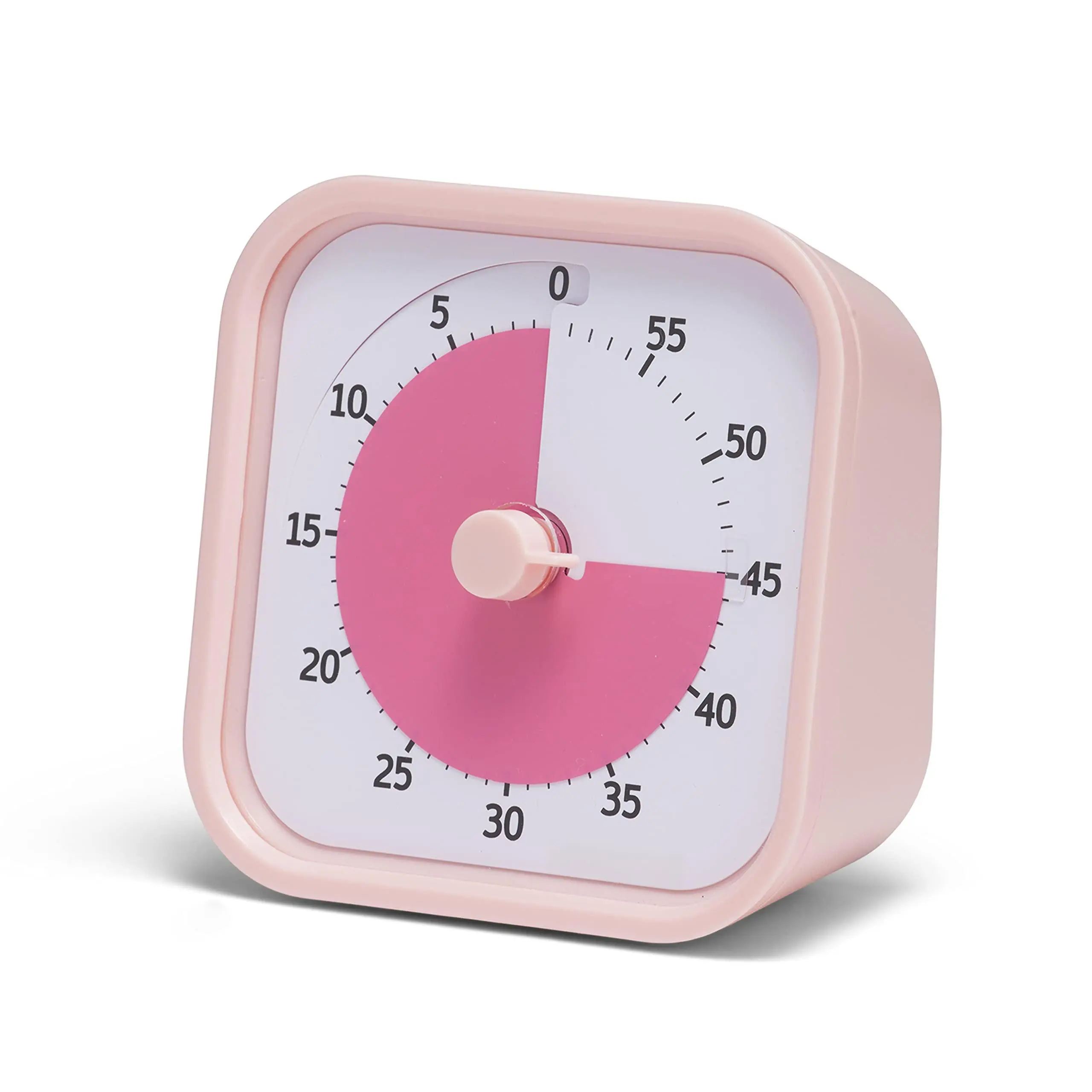 Home Mod - 60 Minute Visual Edition For Homeschool Supplies Study Tool  Desk Office And Meetings With Silent Operation (peony Pink)