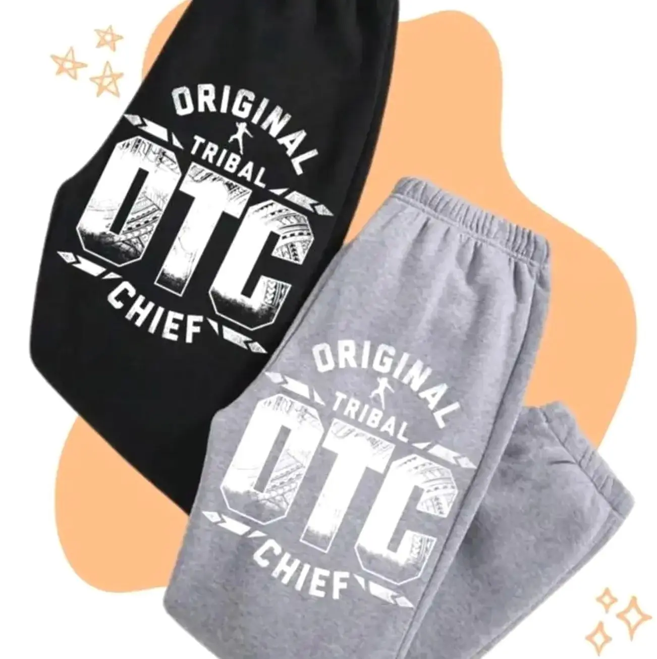 WWE Roman Reigns OTC Sweatpants - Unisex Tribal Chief Design for Men & Women - Comfortable & Stylish Casual Wear - Perfect Gift for Fans, Trending 26 F S