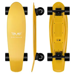 All-in-One 350W Electric Mini Fish Skateboard, 20km/h Speed, 8km Range, 7-Layer Maple, Lightweight 3.8kg, EBS Brake for Beginners