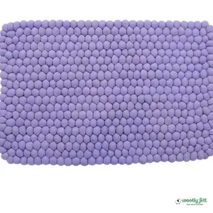 Lavender Purple Rug- Handmade Rectangle Rugs- Wool Carpet Made Using 100% Pure Wool- Rug For Living Room, Bed Room, Office Spaces, Nursery
