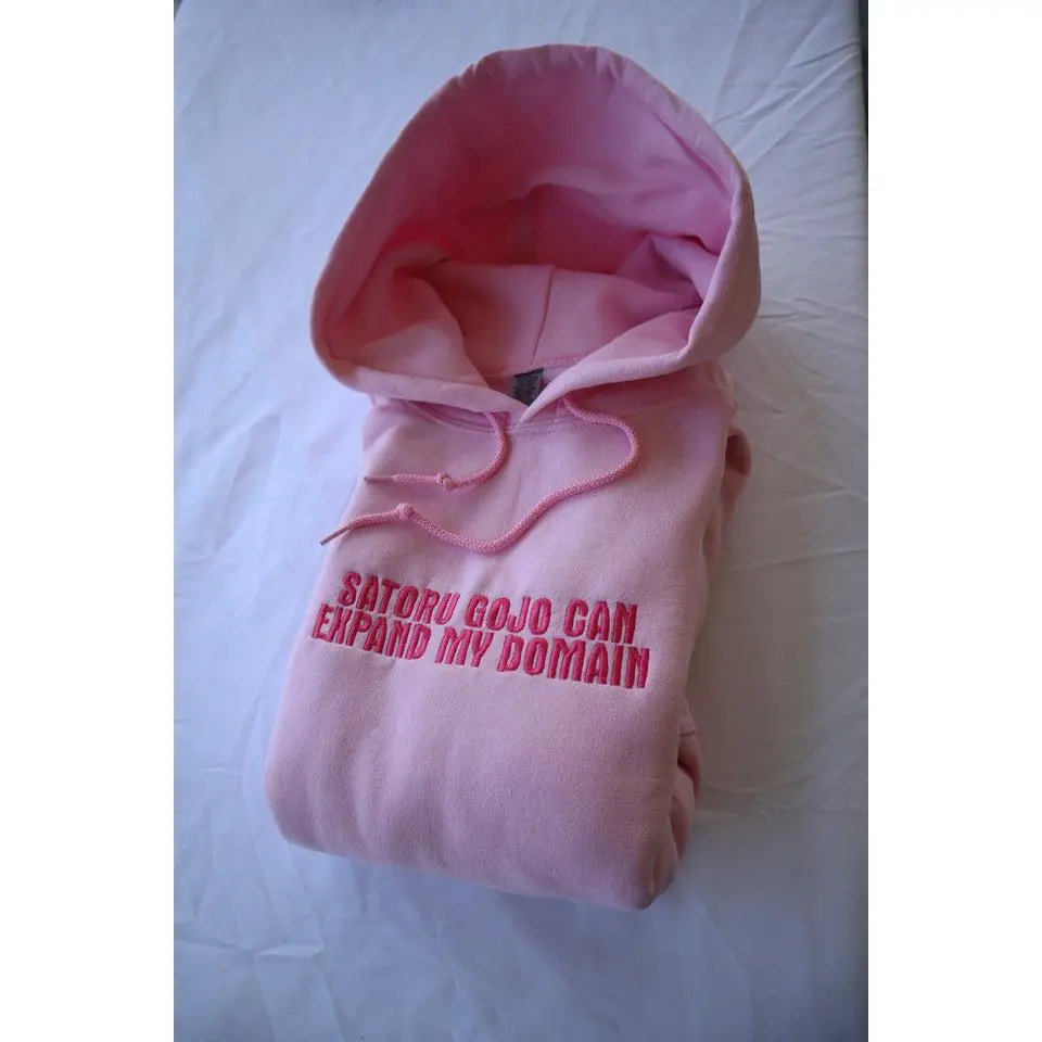 Satoru Gojo Can Expand My Domain, Hoodie or Crew Neck Long Sleeve, Classic fit, Unisex, Adult