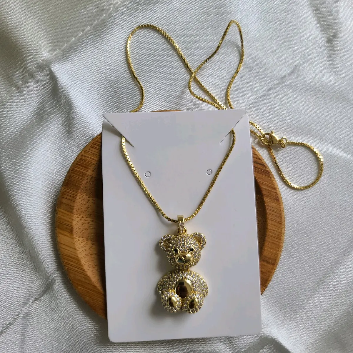 teddy bear necklace Birthday Birthday