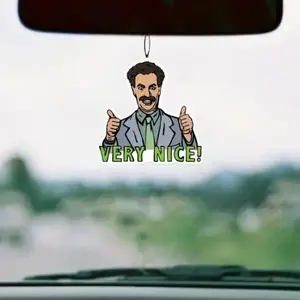 Funny Thumbs Up Car Air Freshener, Long-lasting Scented Paper Diffuser, Car Aroma Diffuser, Rearview Mirror Hanging Decoration, Car Interior Accessories