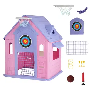 Cottage Playhouse – Indoor/Outdoor Durable Plastic Playset