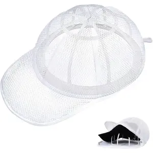 Hat Washer Cage, Baseball Cap Cage for Machine, Hat Holder Protector for Adults and Kids Ball Caps