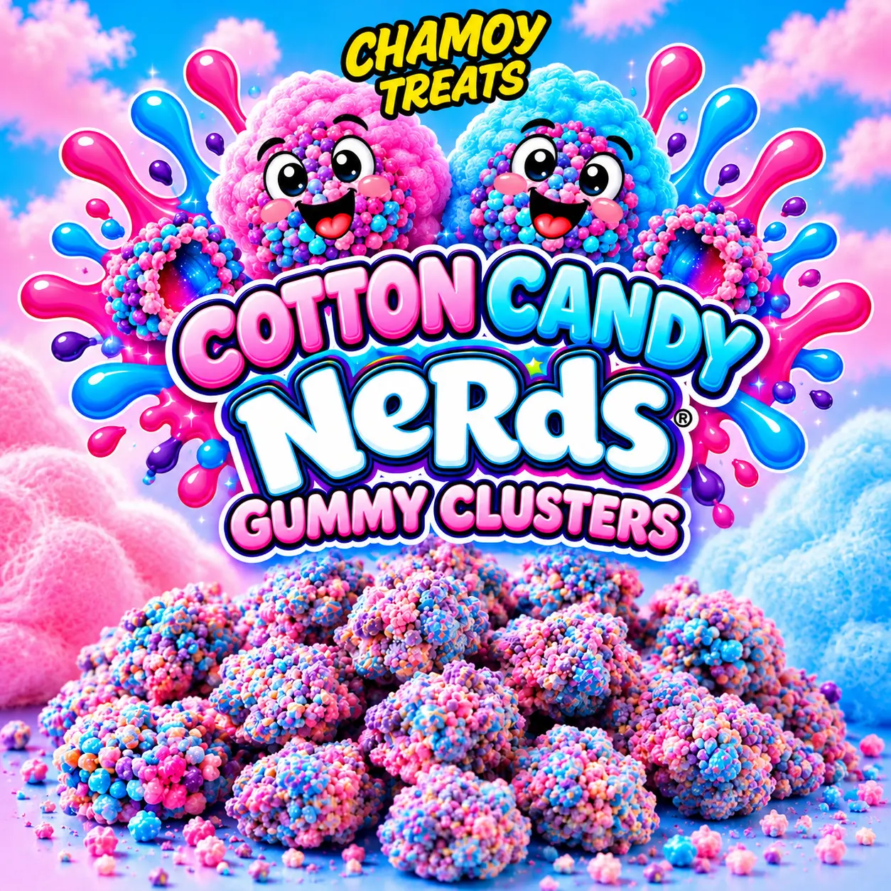 Nerds VERY BERRY Cotton Candy Gummy clusters | Nerds VERY BERRY Cotton Candy Gummy clusters |