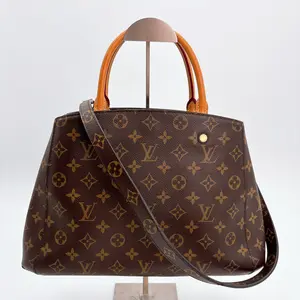 Pre-owned Louis Vuitton Canvas Crossbody Bags Monogram Montaigne MM Bag