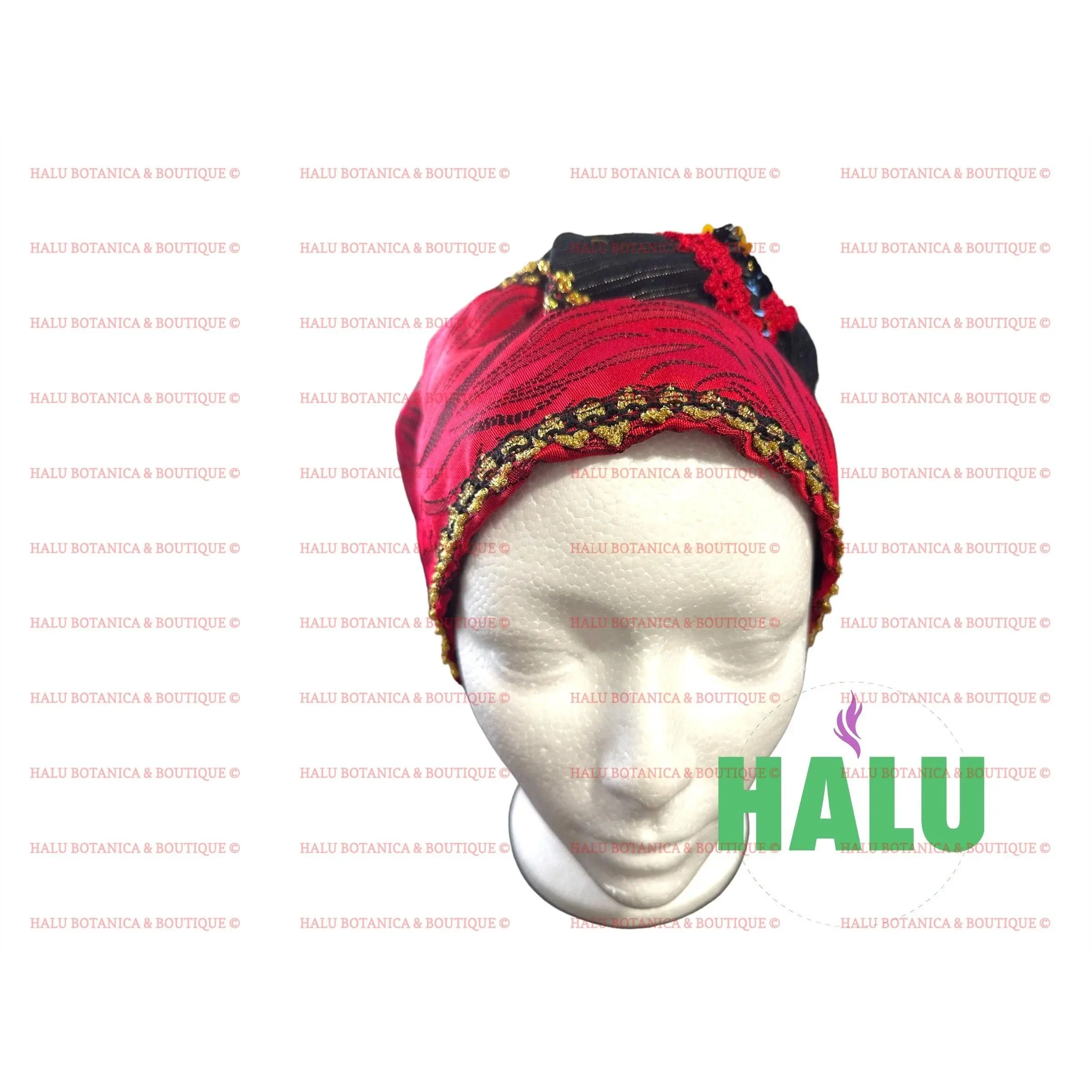Sombrero Elegua Rayas/ Gorro Elegua/ Santería Osha