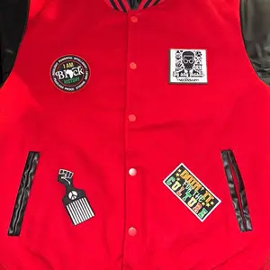 Black History Patch Jacket Outerwear