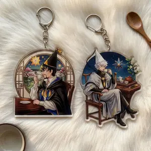Atelier of Witch Hat Acrylic Keychain - Olruggio Midnight Tea - Qifrey Daybreak Tea
