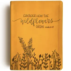 Personalized CSB Lifeway Women's Bible - Consider How the Wildflowers Grow - Hand Lettered and Engraved
