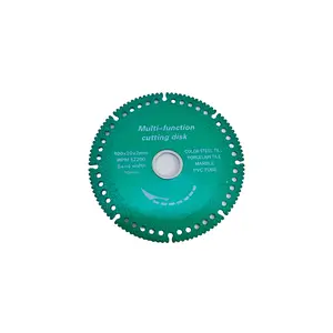Cutting Discs for Angle Grinders — Multi-Functional Composite Discs for Ceramic Tiles, Colored Steel Sheets, Metal, and Stone Slab