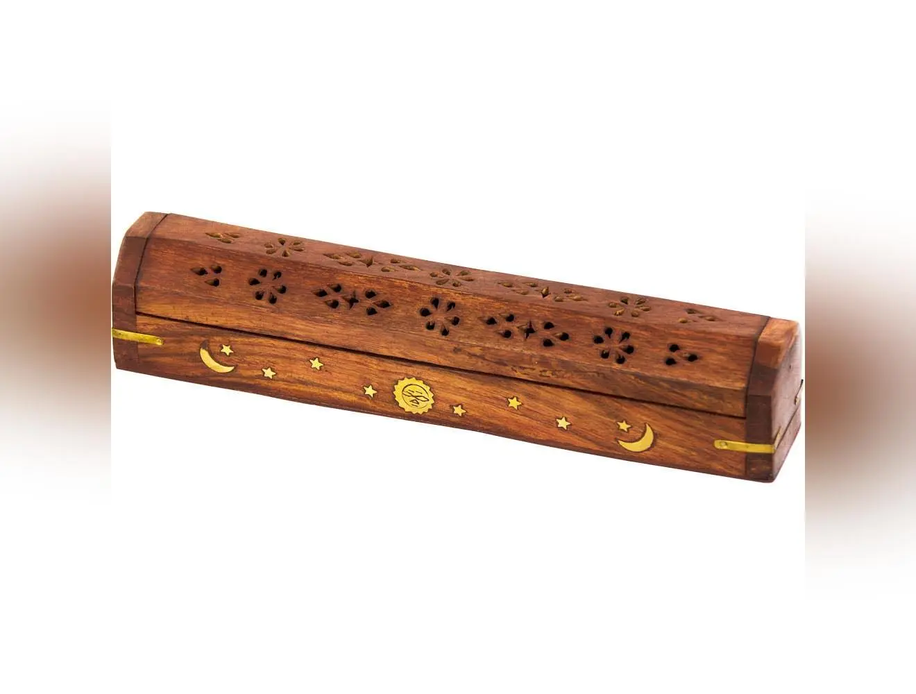 Wood Incense Storage Box Celestial (Each)