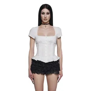 Shadow Seduction Poplin Blouse