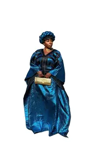 Sophie Luxury embroidered Brocade Bubu dress