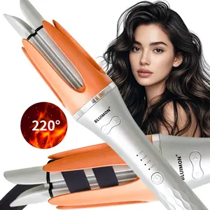 Automatic Hair Curler, 4 Temperature ，Auto Shut-Off, Anti-Scald, Rotating Curling Wand