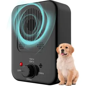 Anti Barking Device, Ultrasonic Dog Barking Deterrent Devices, Rechargeable Dog Barking Control Device, Rechargeable Barking Dog Silencer, Bark Box Stop Neighbors Dog from Barking (Black)