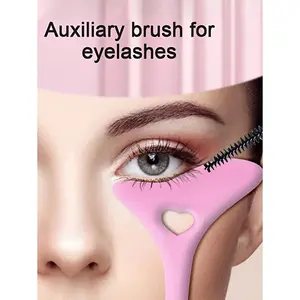 Multifunctional Makeup Eyeliner Stencil, 1pc Silicone Reusable Waterproof Tool For Liner Makeup Brush Pen Stamp Thin Sharpener Cat Eyes Smoky Eye Small Angled Wing Tip, Aid Eyeliner Molds Guide Template For Quick And Easy Makeup, Real Beginners Techniques