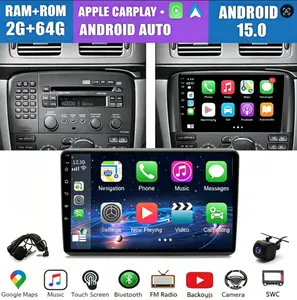 9in Android 15 Car Stereo Radio GPS Navigation 2+64G Compatible for Dodge Dart 2012-2016 Fit for Carplay Android Auto Car Radio with Bluetooth Wifi FM/RDS SWC Split Screen + AHD Backup Camera