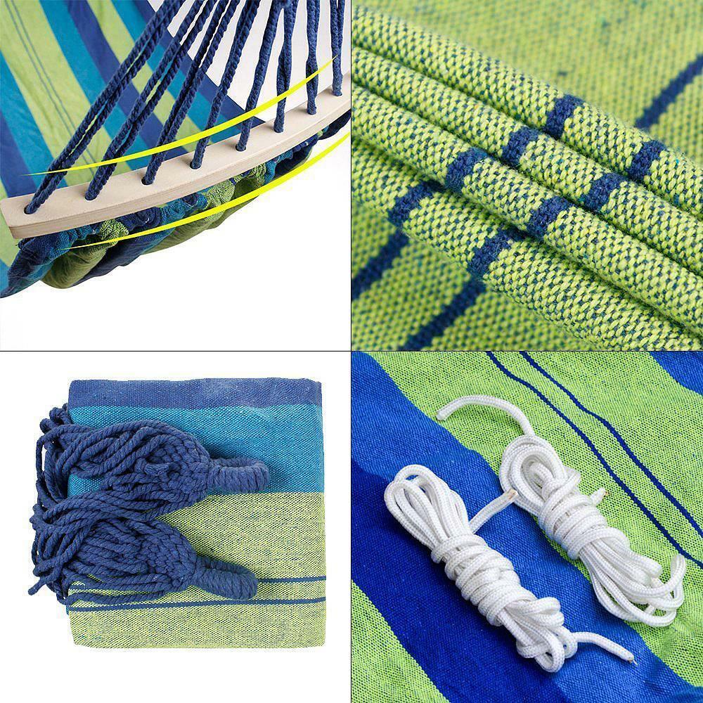 Cotton Camping Hammock 450lb Upgraded Thickened 320G Durable Canvas Fabric Single Hammocks , Camping Outdoor/Indoor Patio Backyard with Travel Bag Cotton Camping Hammock 450lb Upgraded Thickened 320G Durable Canvas Fabric Single Hammocks , Camping Outdoor/Indoor Patio Backyard with Travel Bag
